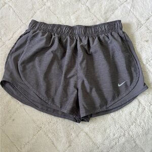 Nike Women's Dark Gray Athletic Running Shorts
